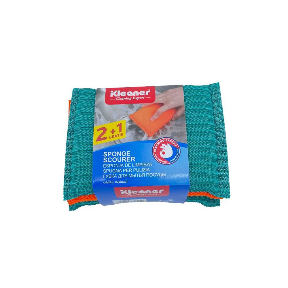 3-piece cleaning sponge set