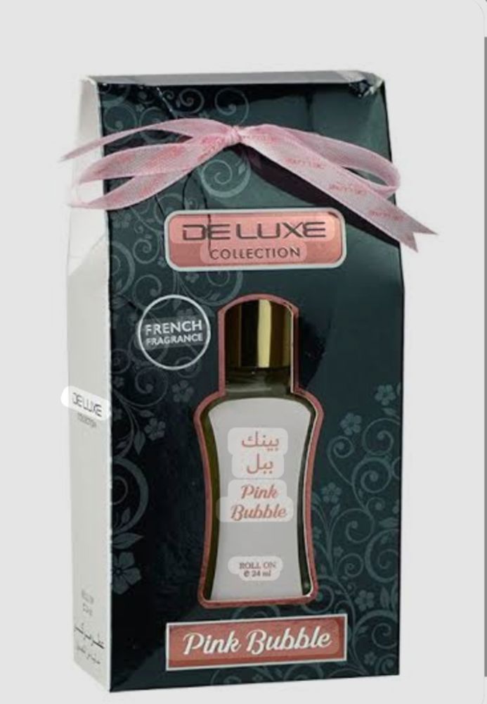 Pink bubble perfume