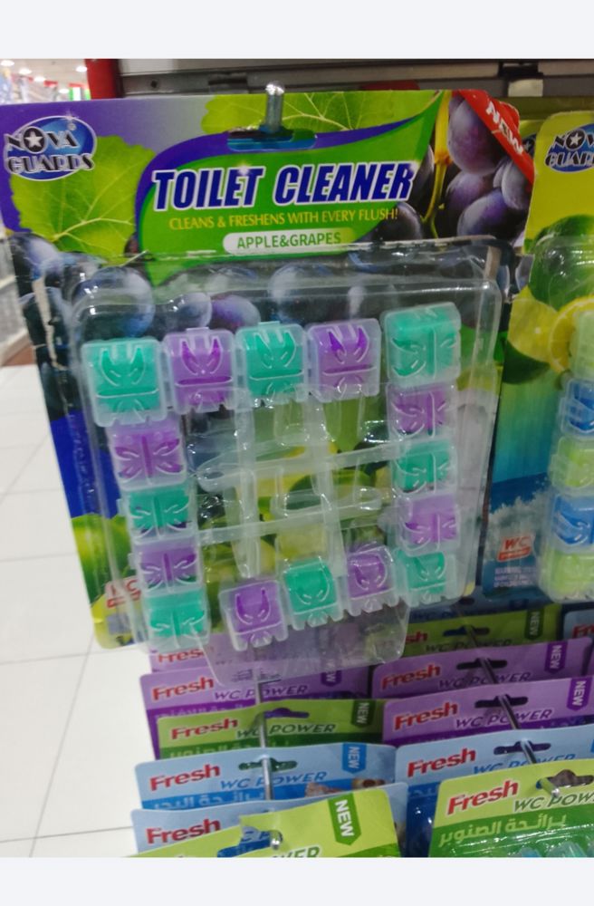 Toilet disinfectant and freshener