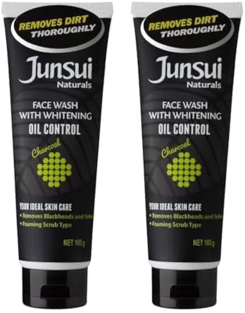 Charcoal face wash